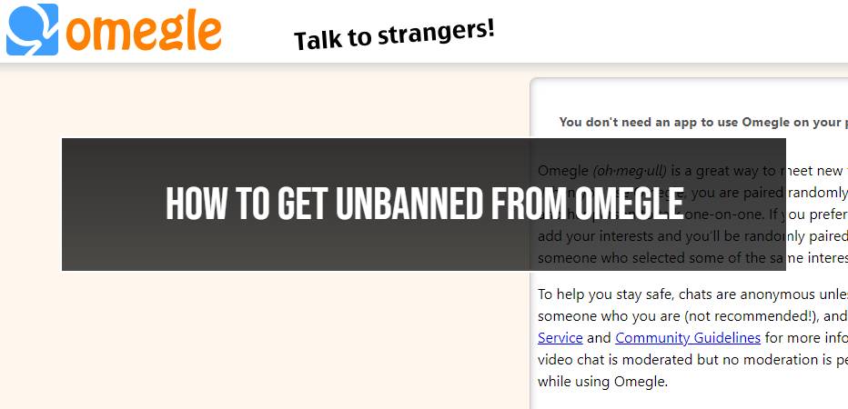How To Get Banned On Omegle